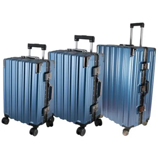 Blue Trunk Luggage Set